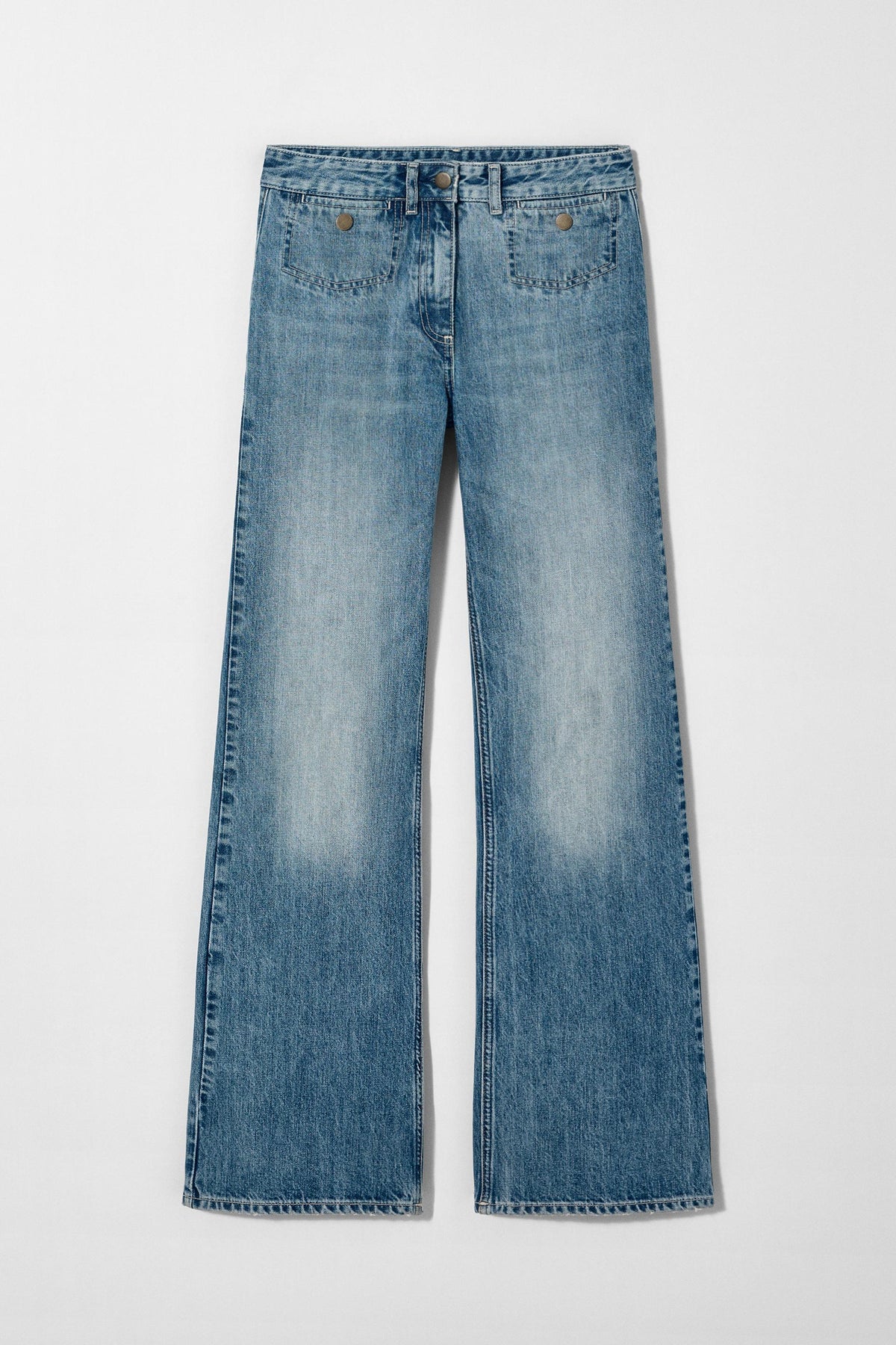 WIDE-LEG DENIM JEANS