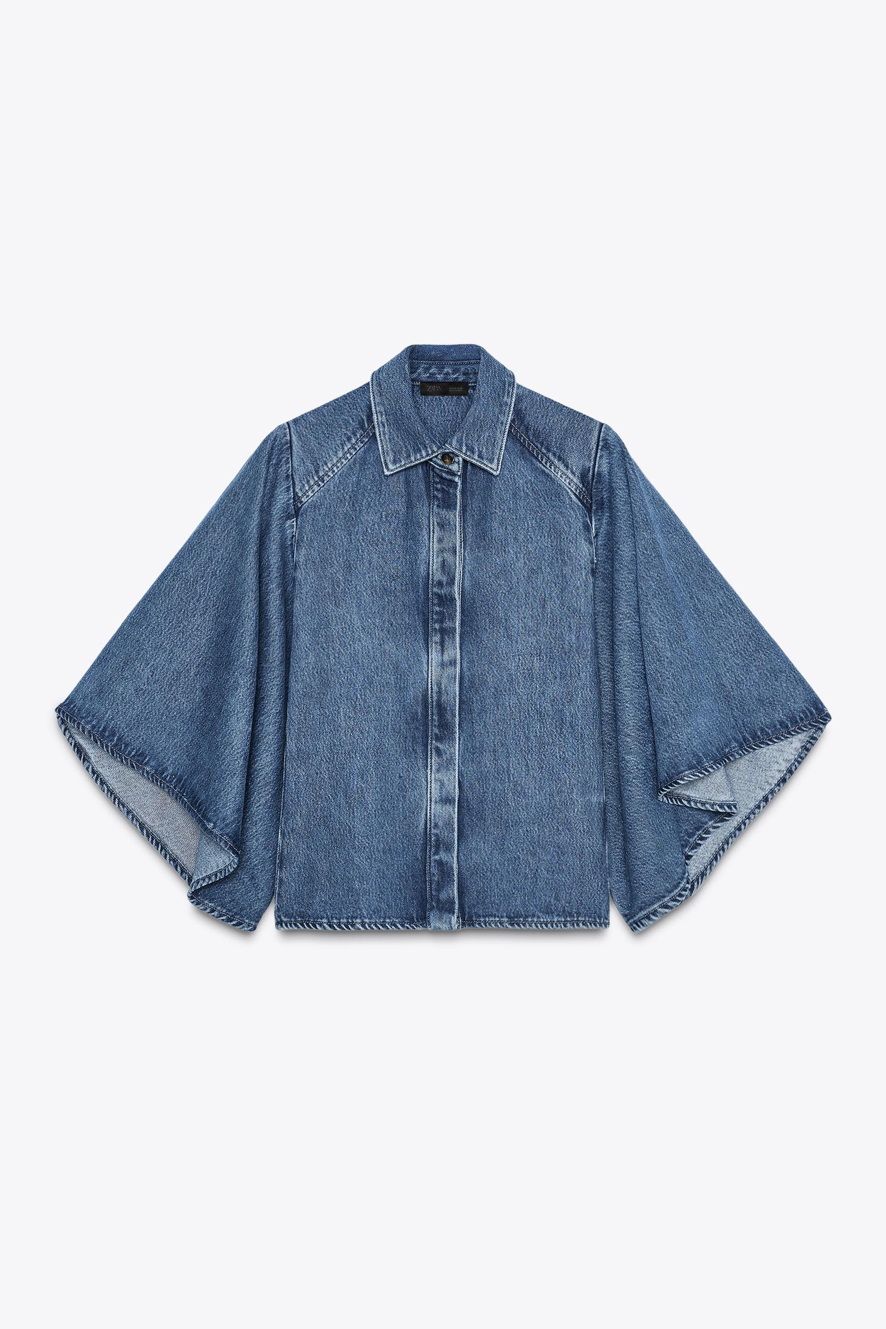 Denim Kimono Shirt