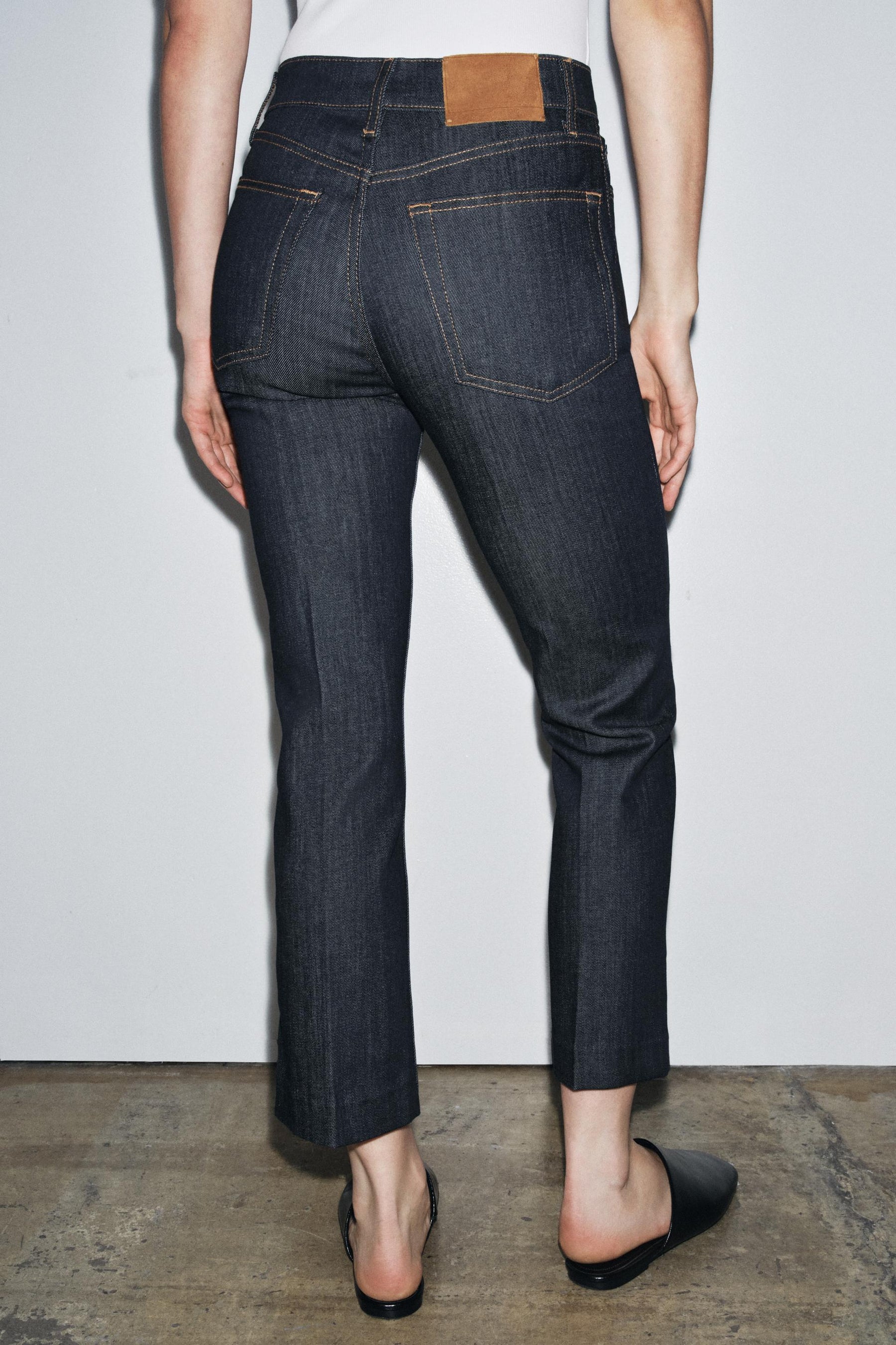 Mid-Waist Bootcut Jeans