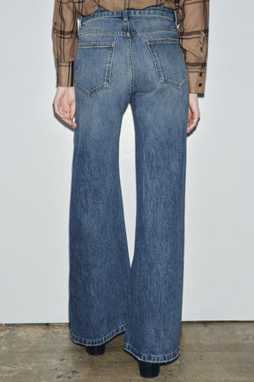 Flare Pleat Low Waist