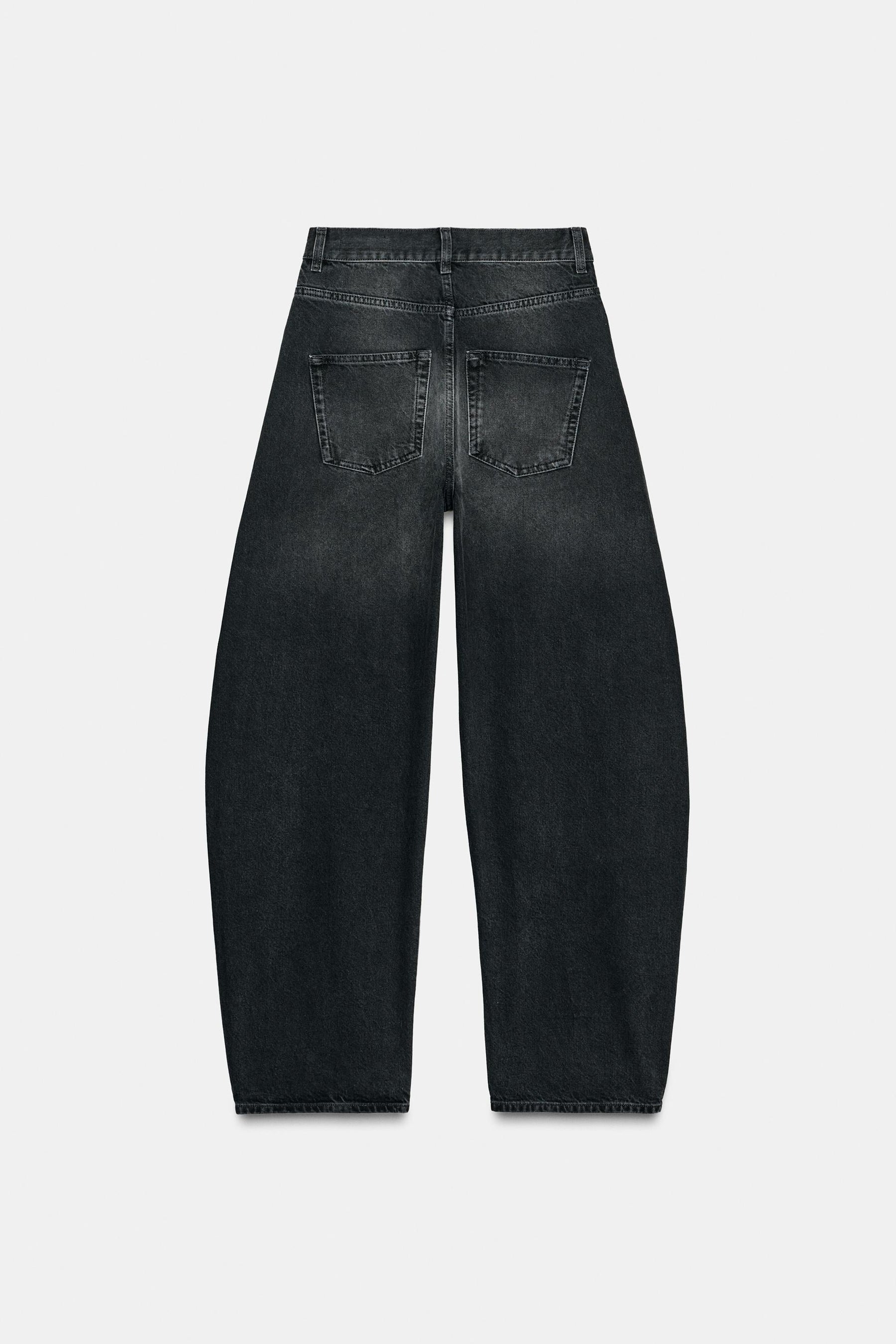 High-Waist Barrel Jeans