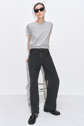 Baggy Mid-Waist Jeans