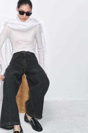 Ankle Balloon Mid-Waist Jeans