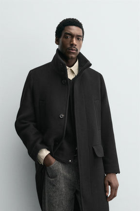 LONG WOOL COAT - Image 2