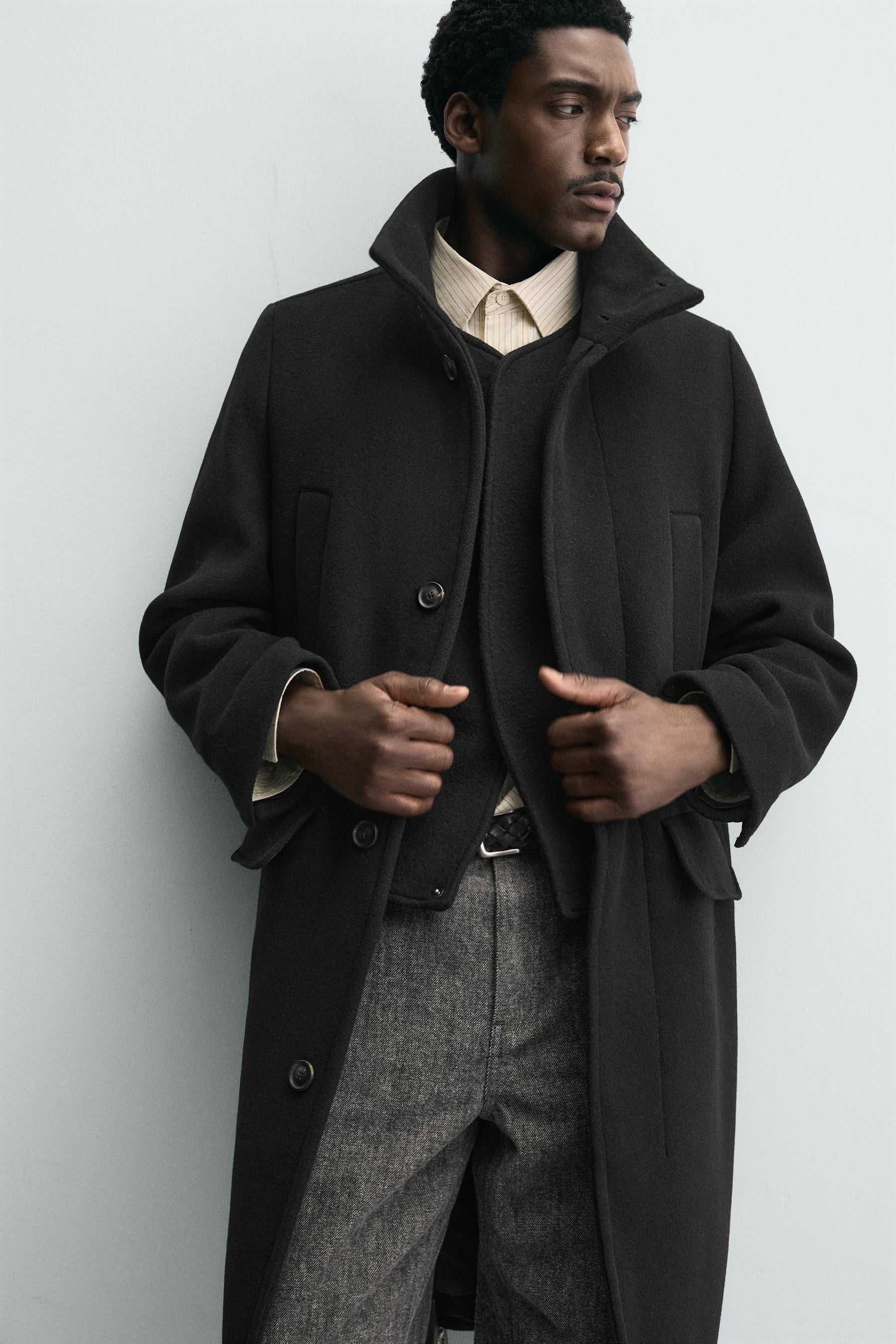 LONG WOOL COAT - Image 5