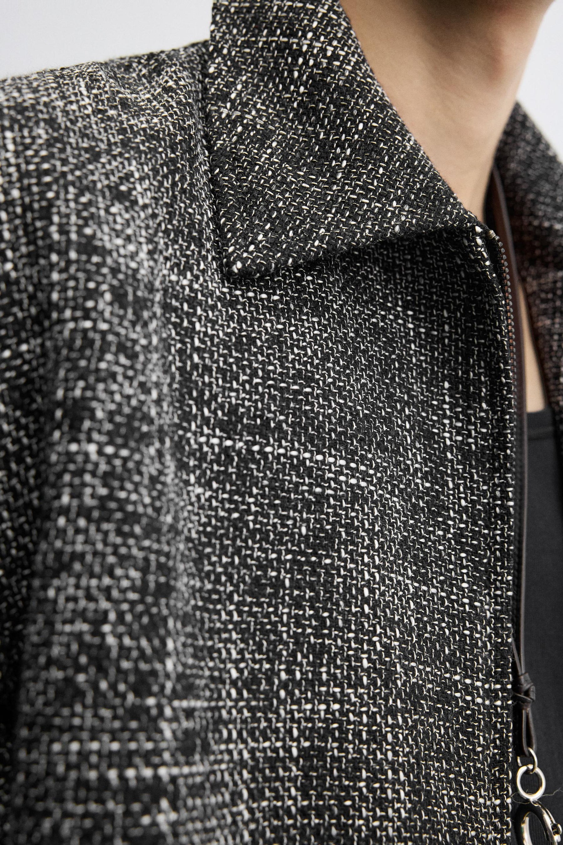 ZIP-UP TEXTURED OVERSHIRT - Image 6