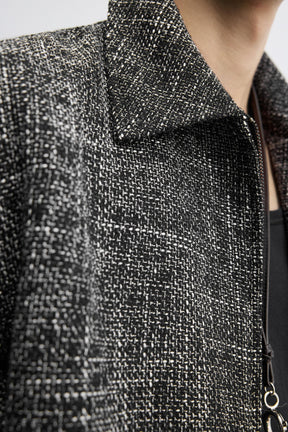 ZIP-UP TEXTURED OVERSHIRT - Image 6