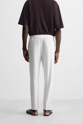 COMFORT FIT JOGGER WAIST TROUSERS - Image 3