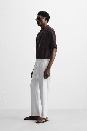 COMFORT FIT JOGGER WAIST TROUSERS - Image 4