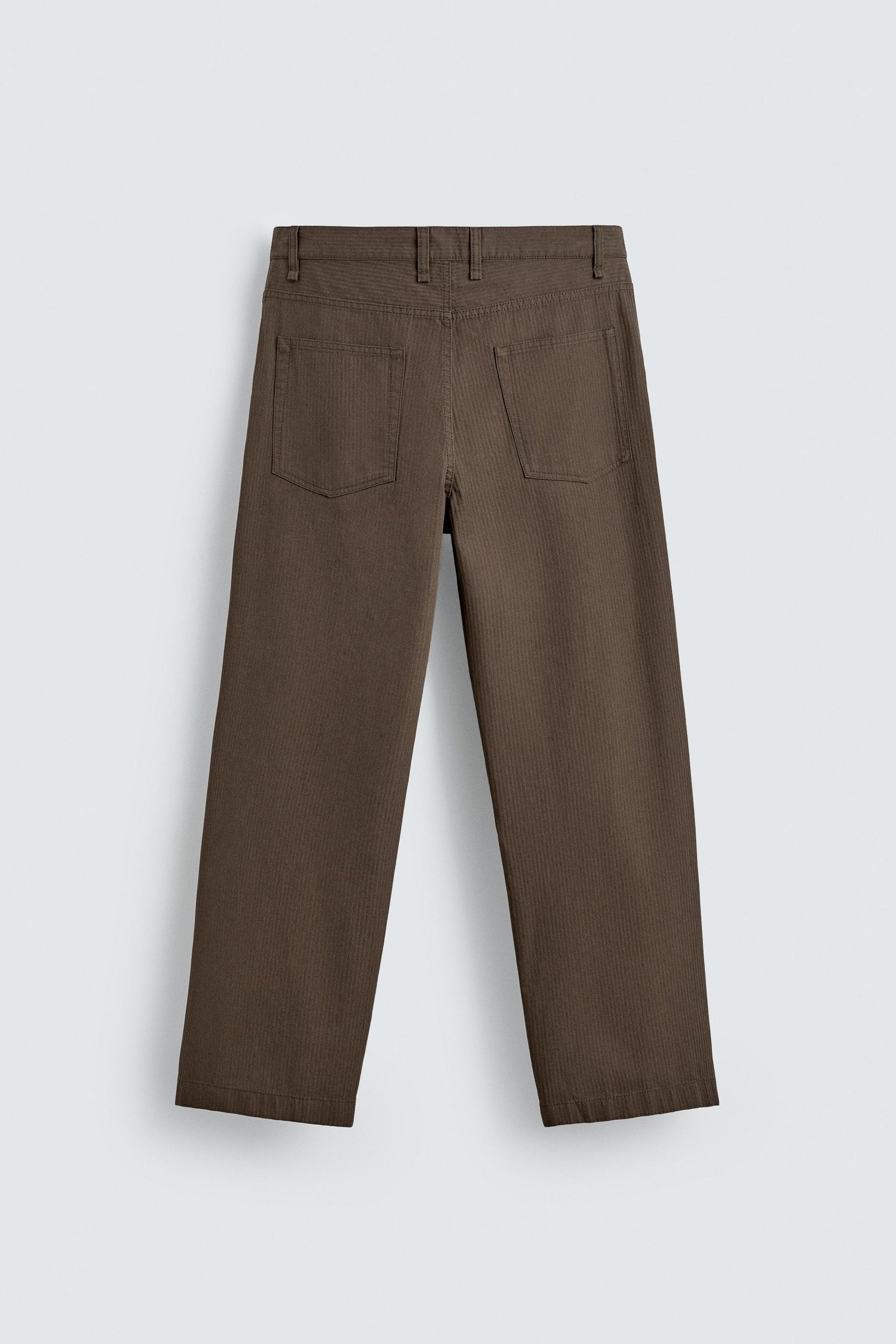 WASHED STRAIGHT-LEG TROUSERS - Image 8