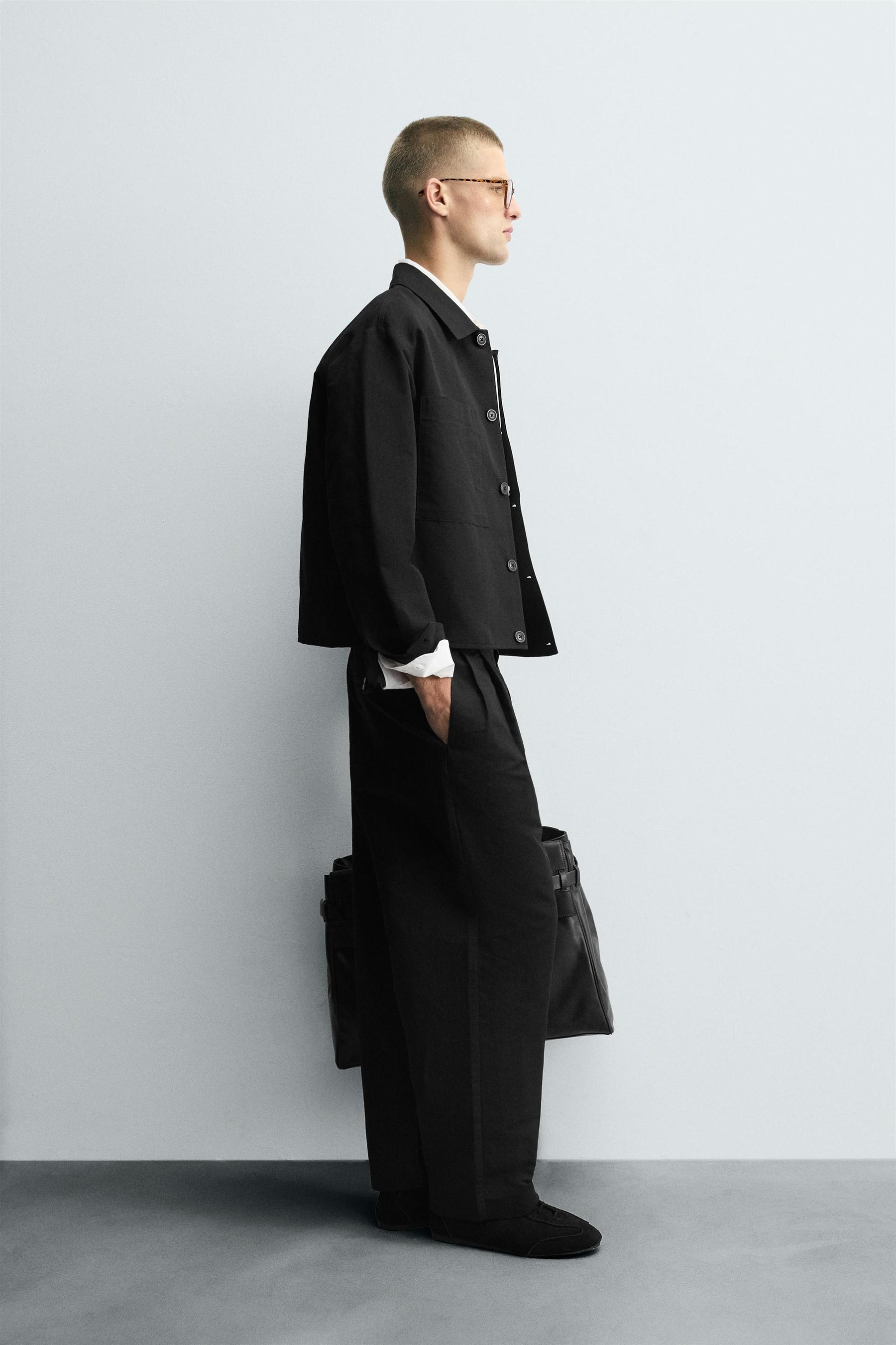 RELAXED FIT OVERSHIRT WITH POCKETS - Image 4