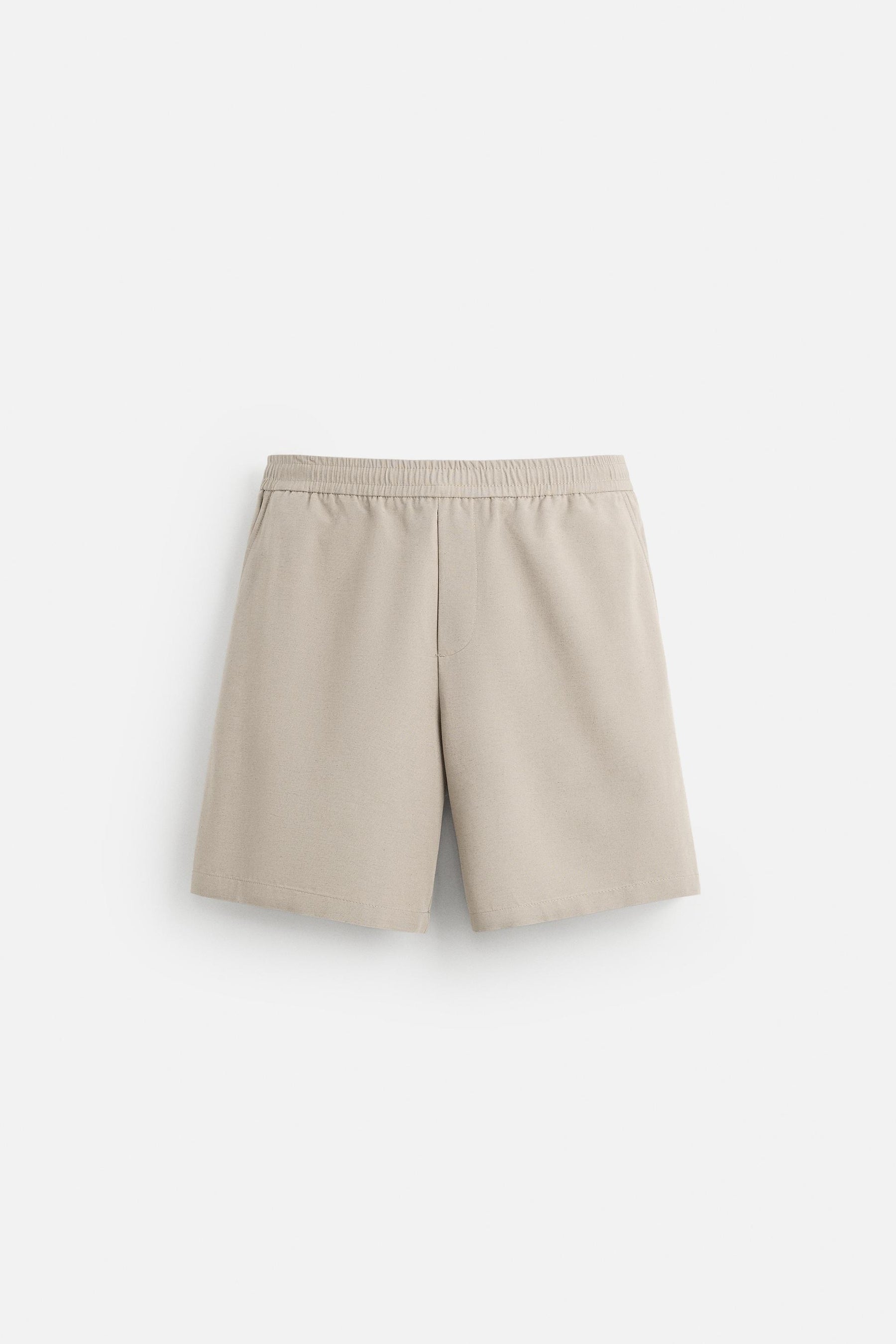 TEXTURED REGULAR FIT BERMUDA SHORTS - Image 6
