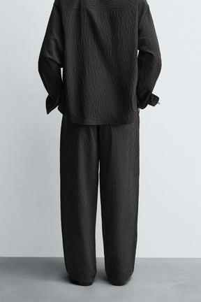 STRIPED FLOWING TROUSERS - Image 3