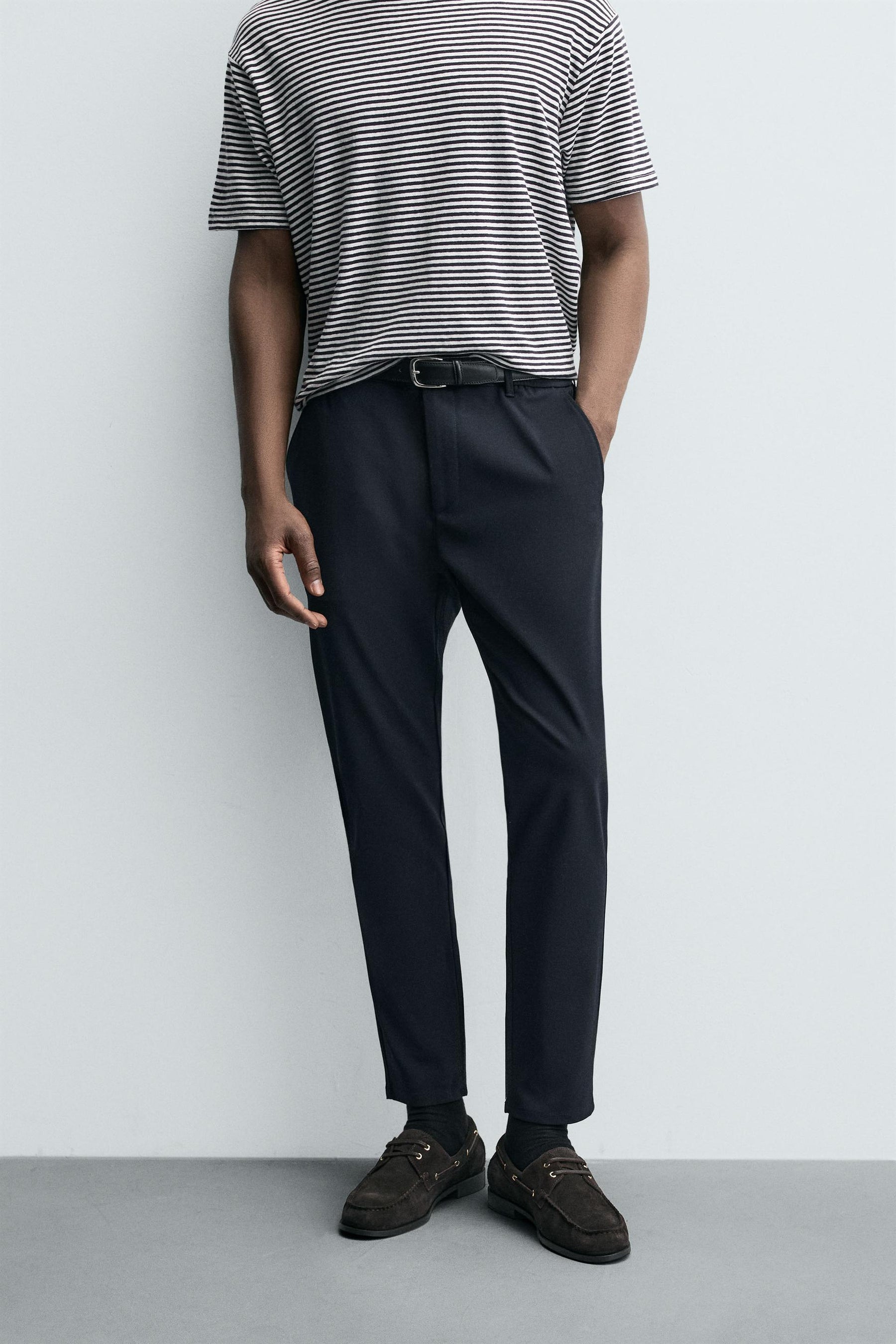SLIM FIT COMFORT TROUSERS - Image 2