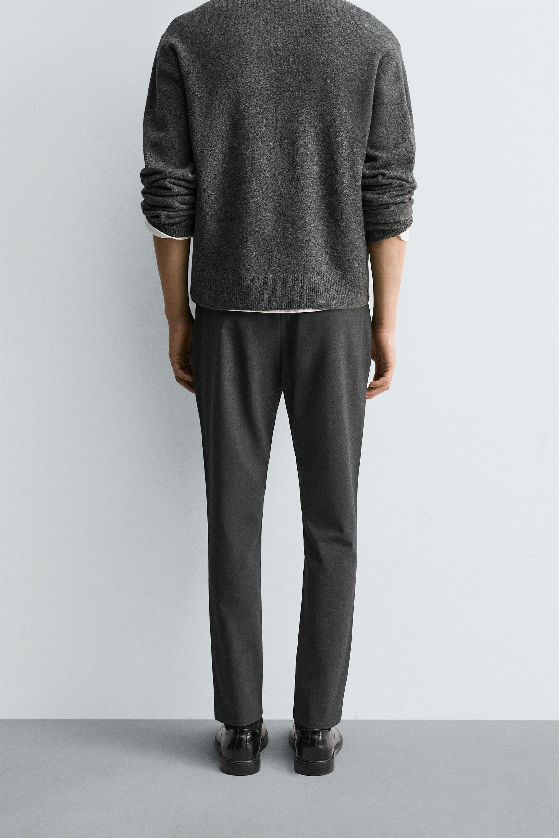 SLIM FIT COMFORT TROUSERS - Image 3