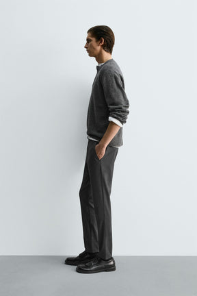 SLIM FIT COMFORT TROUSERS - Image 4