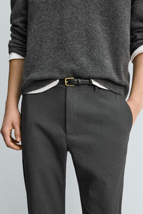 SLIM FIT COMFORT TROUSERS - Image 5