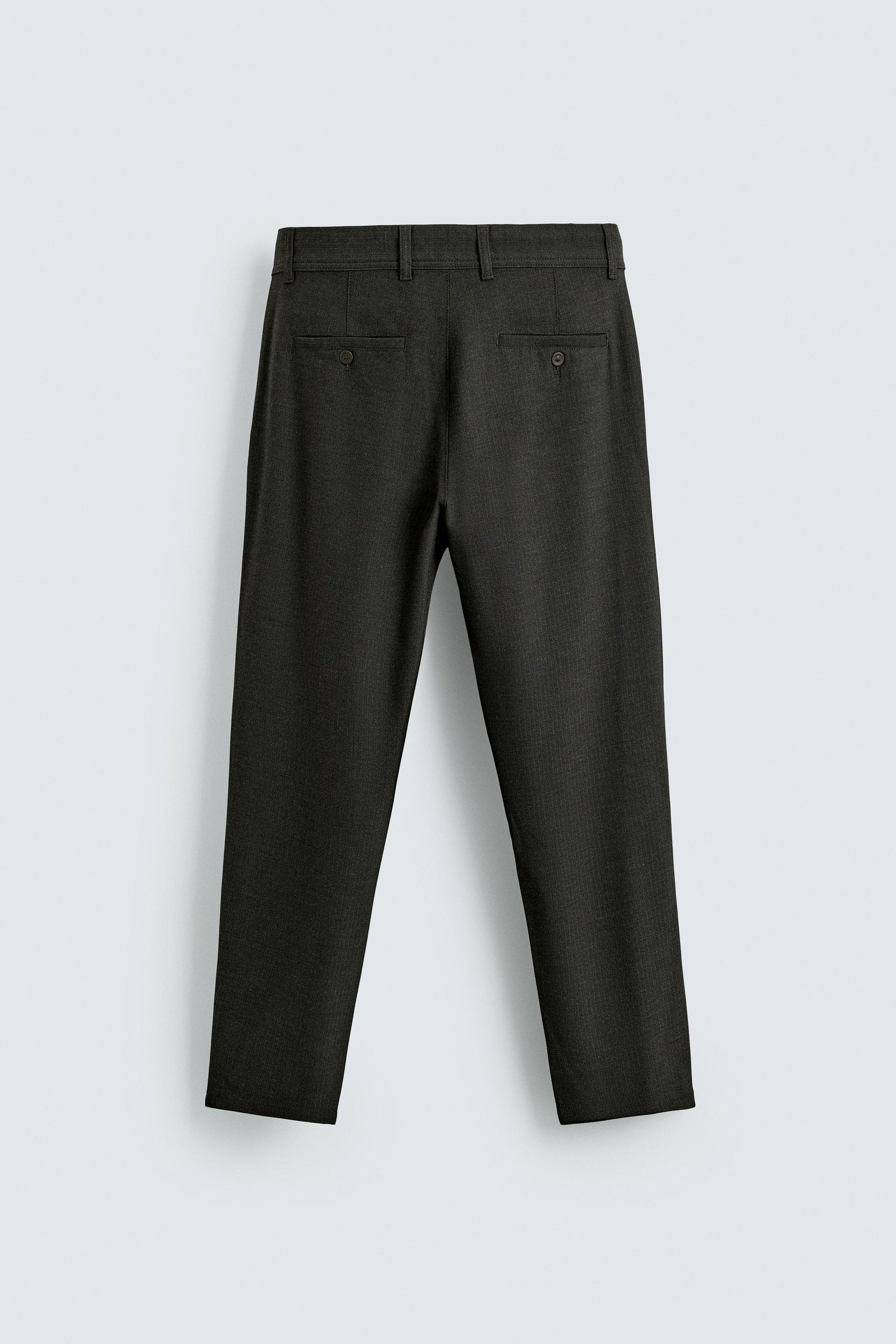 COMFORT TEXTURED CHINO TROUSERS - Image 7