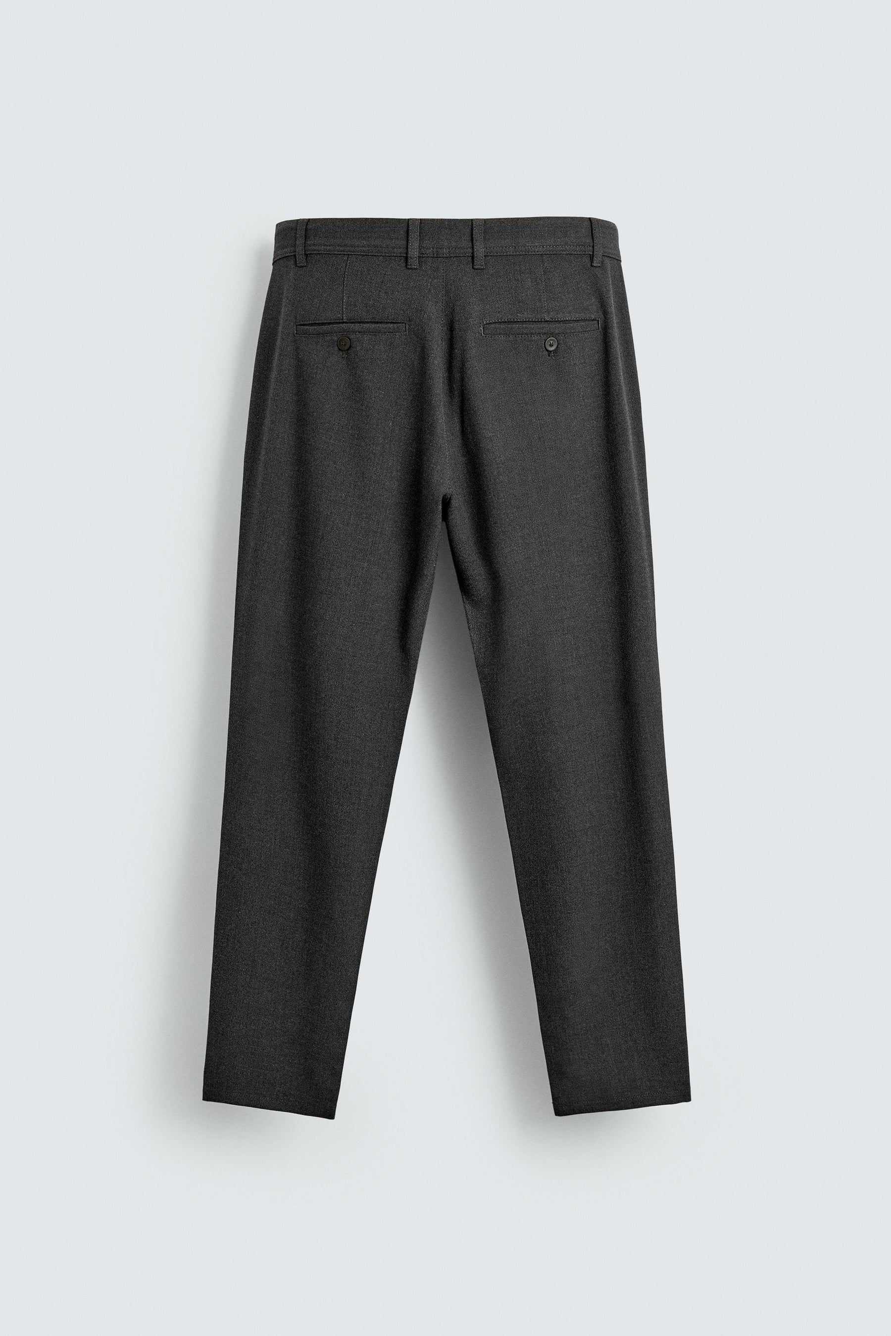 COMFORT TEXTURED CHINO TROUSERS - Image 7