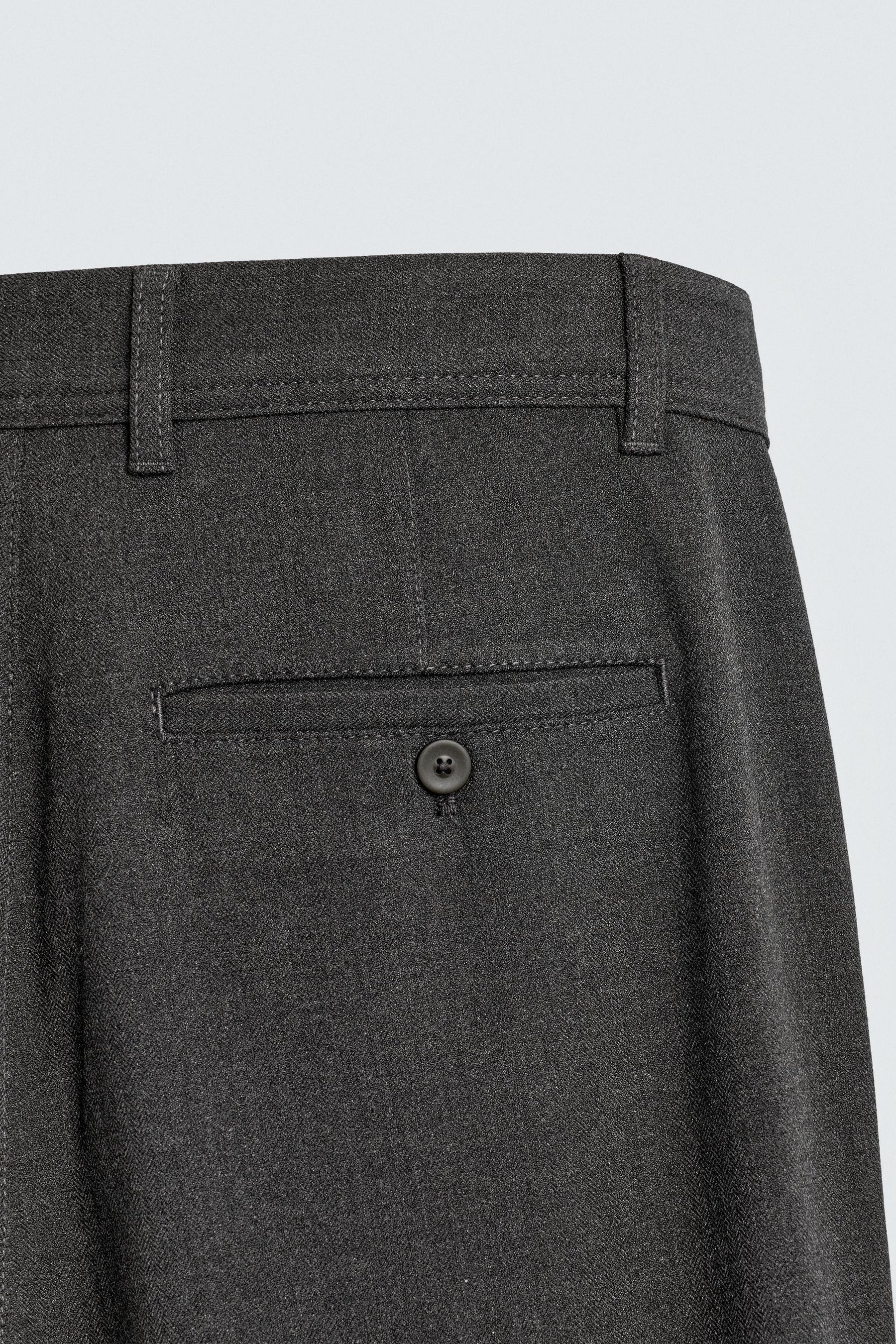 COMFORT TEXTURED CHINO TROUSERS - Image 9