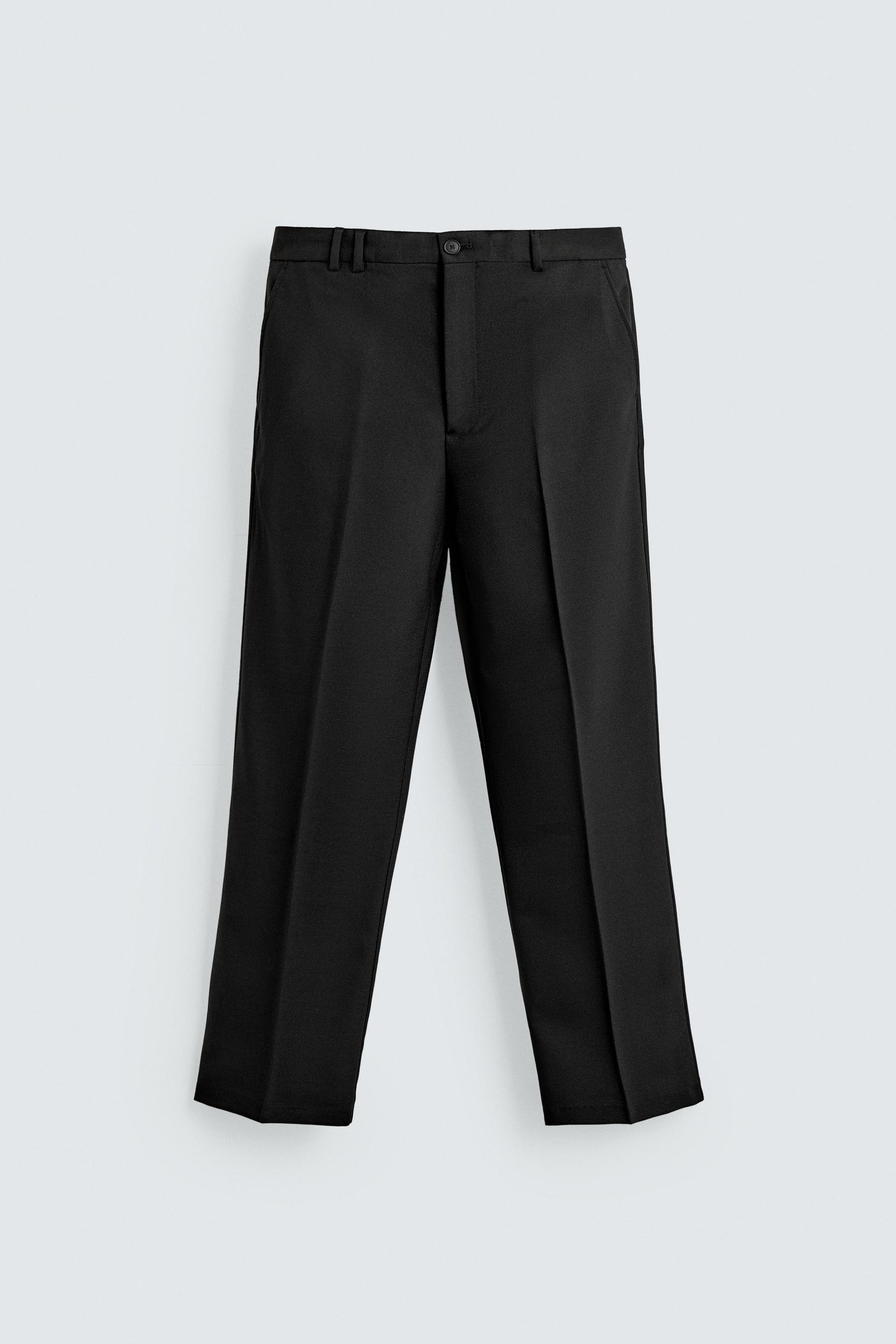 TEXTURED SUIT TROUSERS - Image 5
