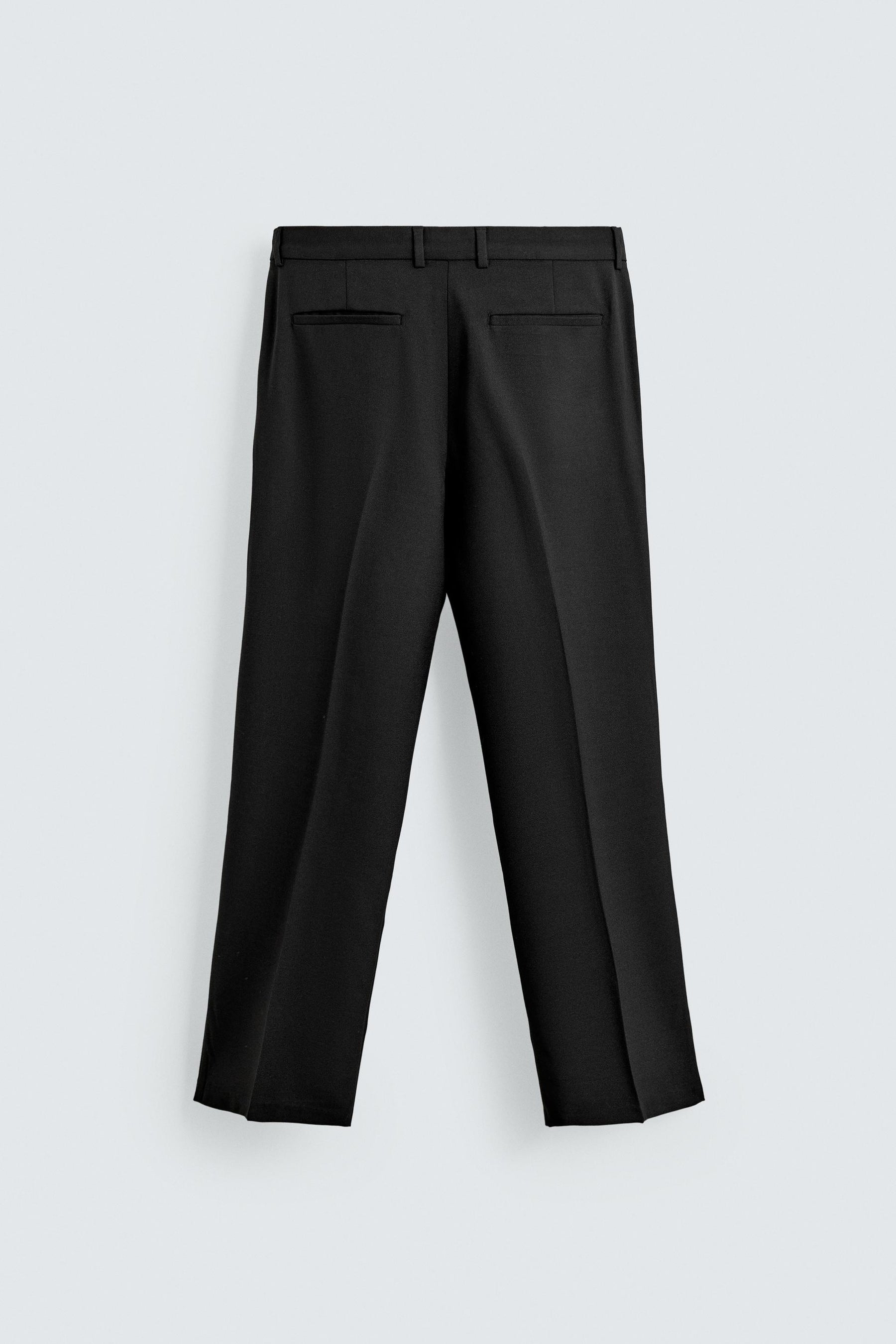 TEXTURED SUIT TROUSERS - Image 6