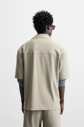 TECHNICAL ZIP-UP POLO SHIRT - Image 3