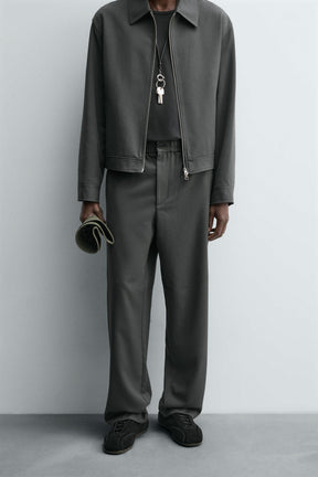 REGULAR FIT JOGGER WAIST TROUSERS - Image 2