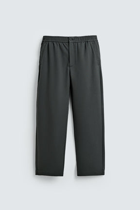 REGULAR FIT JOGGER WAIST TROUSERS - Image 6