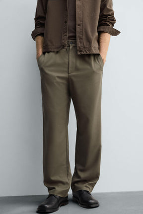 REGULAR FIT JOGGER WAIST TROUSERS - Image 5