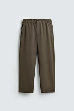 REGULAR FIT JOGGER WAIST TROUSERS - Image 6