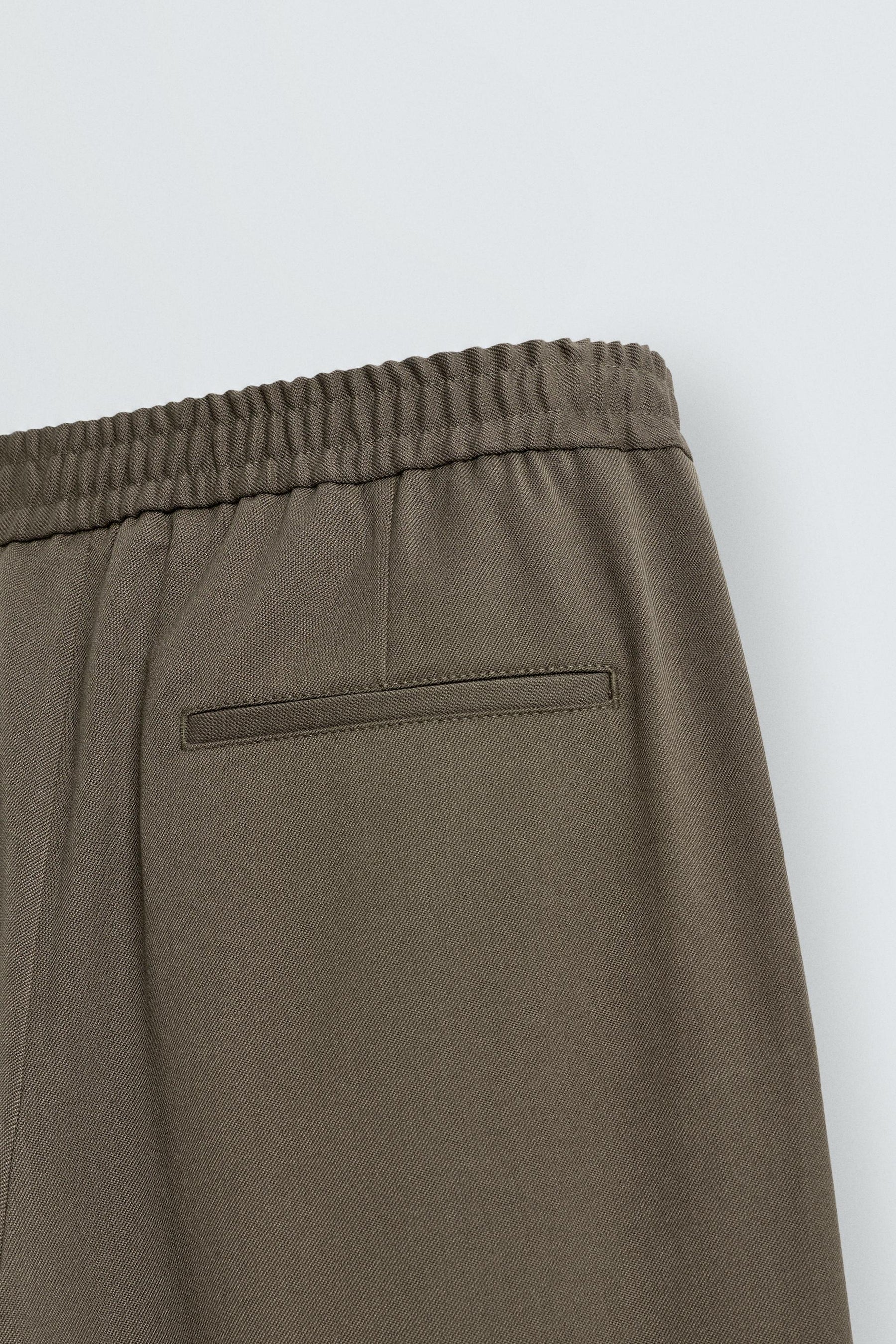 REGULAR FIT JOGGER WAIST TROUSERS - Image 9