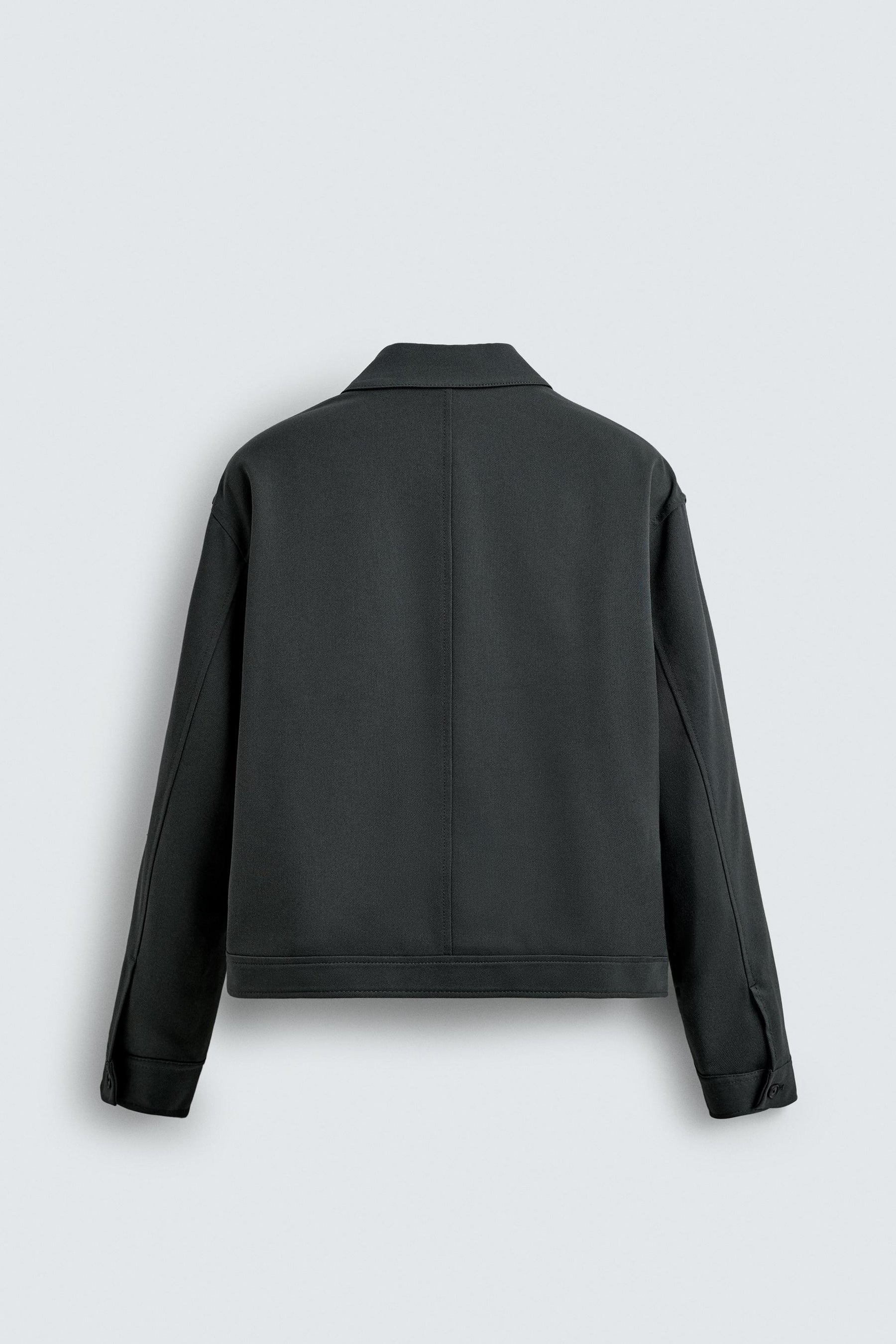 REGULAR FIT ZIP-UP OVERSHIRT - Image 6
