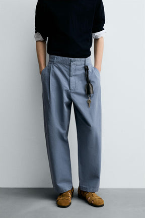 PLEATED BALLOON FIT TROUSERS - Image 2