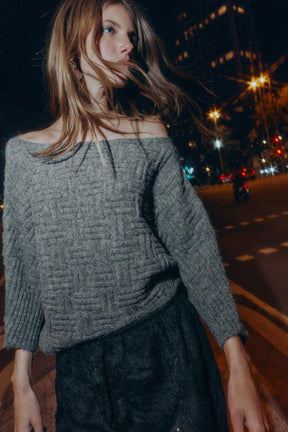TEXTURED KNIT JUMPER