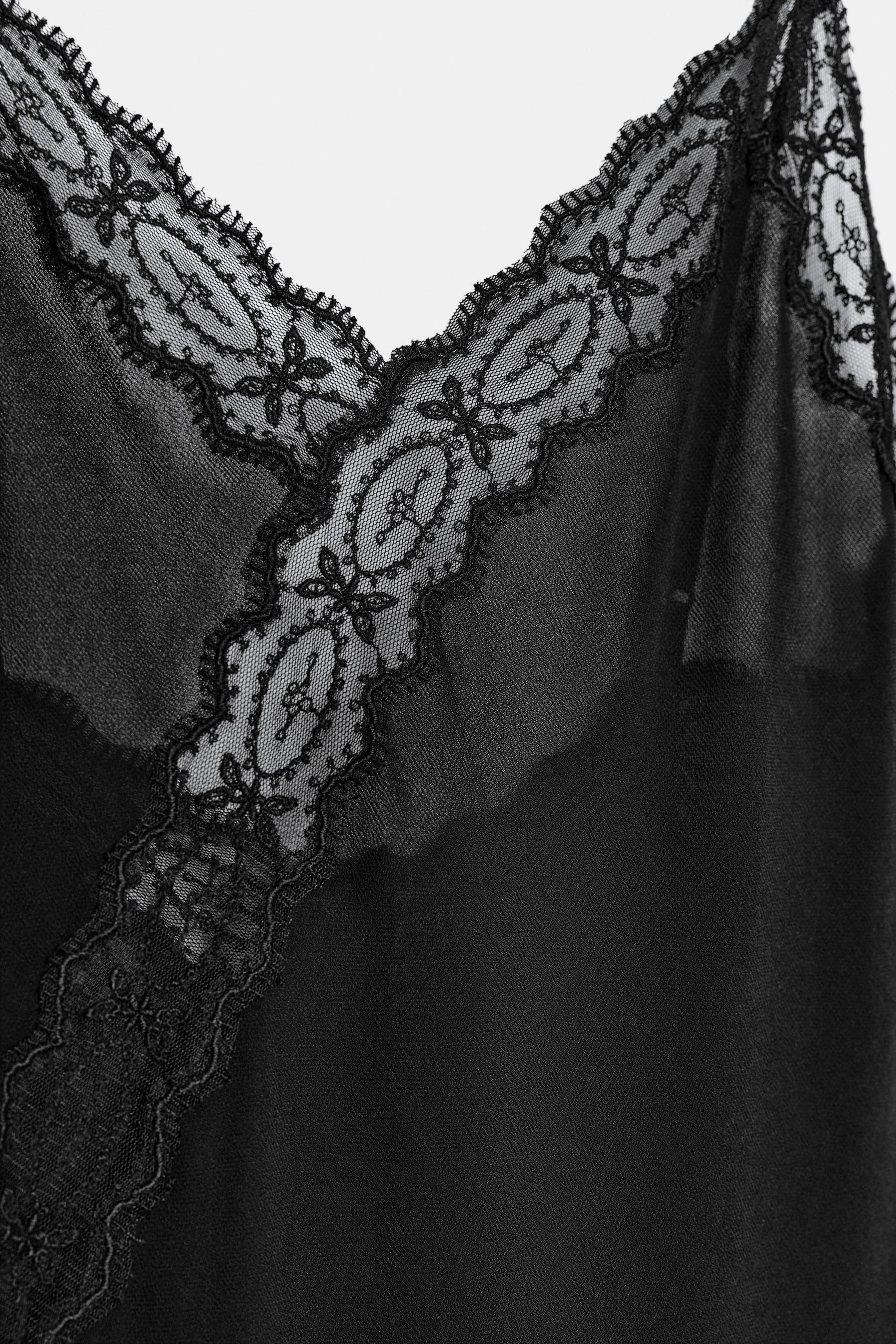 Asymmetric camisole dress