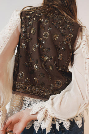 Embroidered Lace Blouse