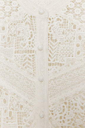 Embroidered Lace Blouse