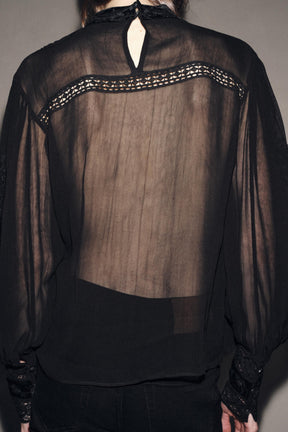 Velvet Lace Blouse