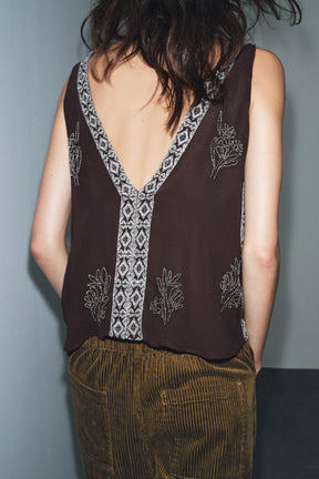 Embroidered Limited Edition Top