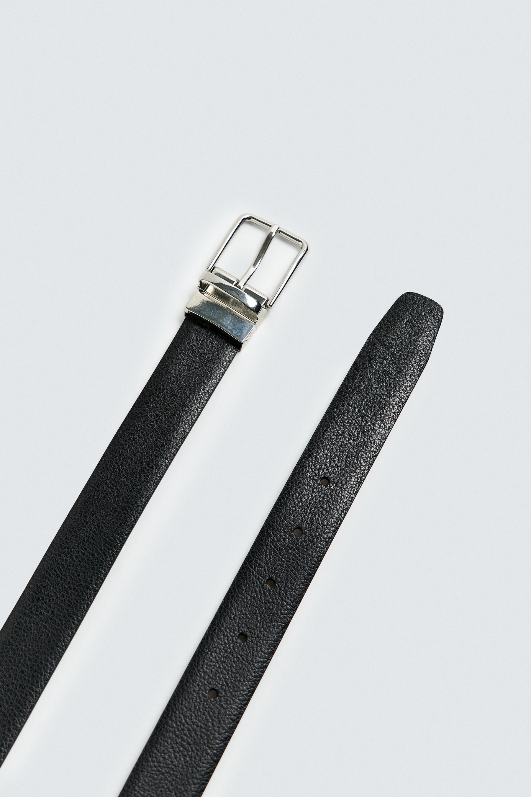 CONTRAST REVERSIBLE LEATHER BELT - Image 6