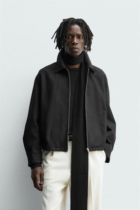 TEXTURED ZIP-UP JACKET - Image 2