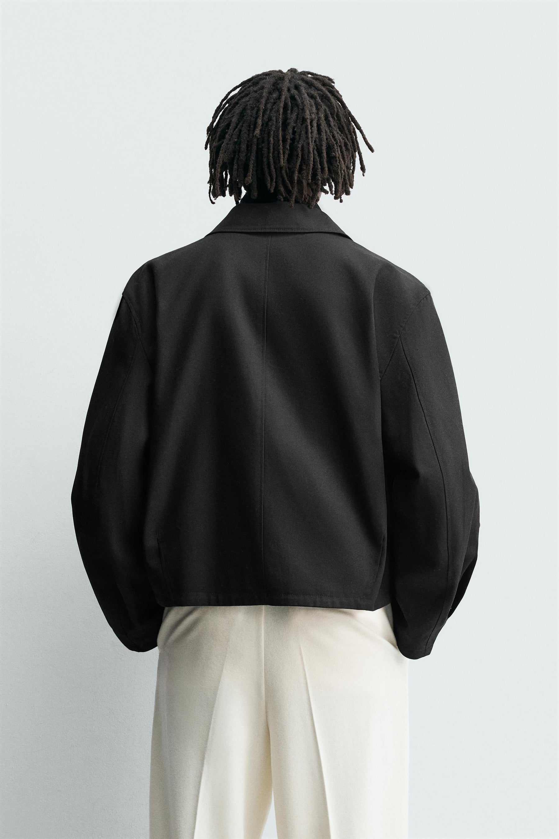 TEXTURED ZIP-UP JACKET - Image 3