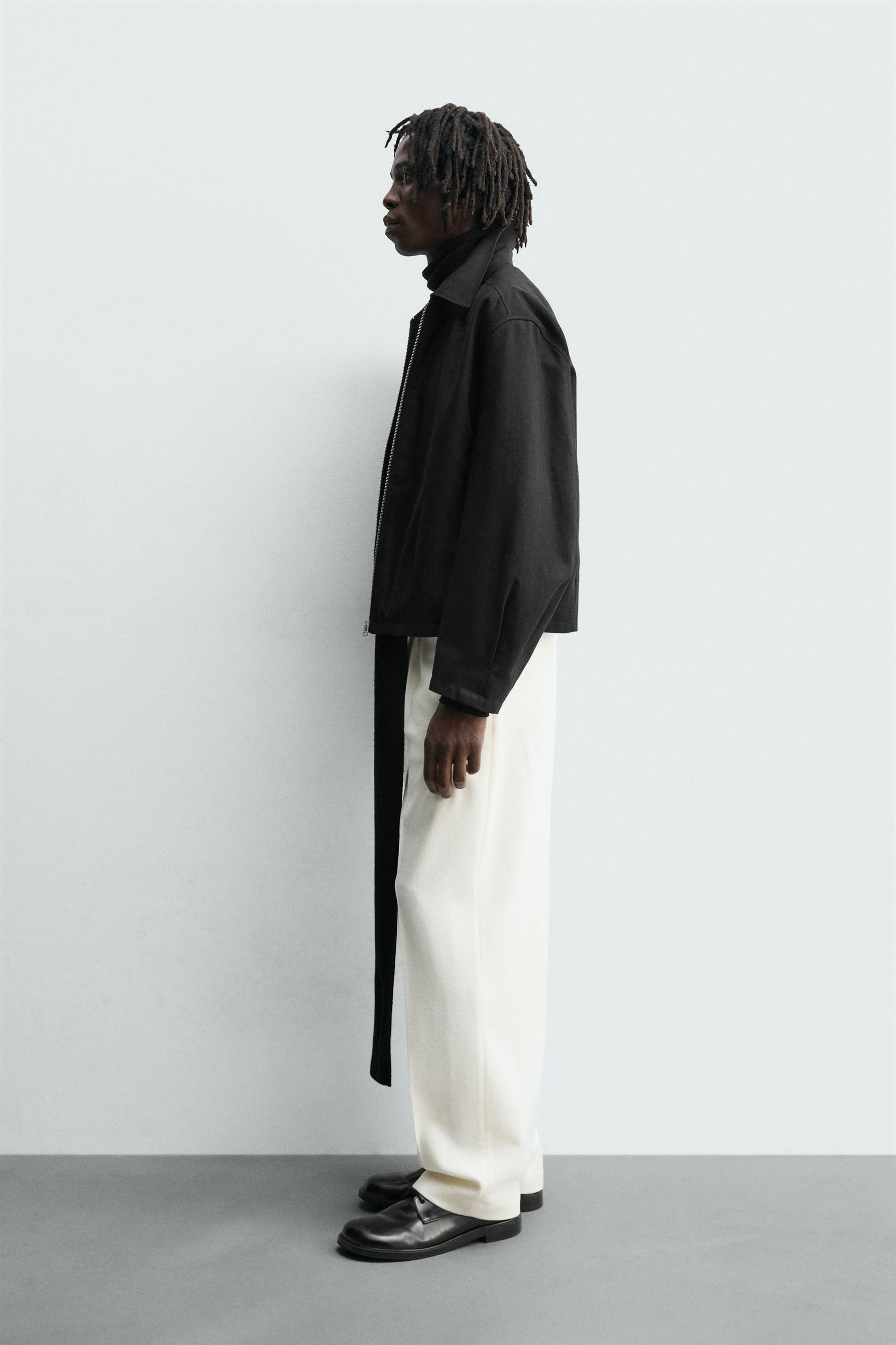 TEXTURED ZIP-UP JACKET - Image 4