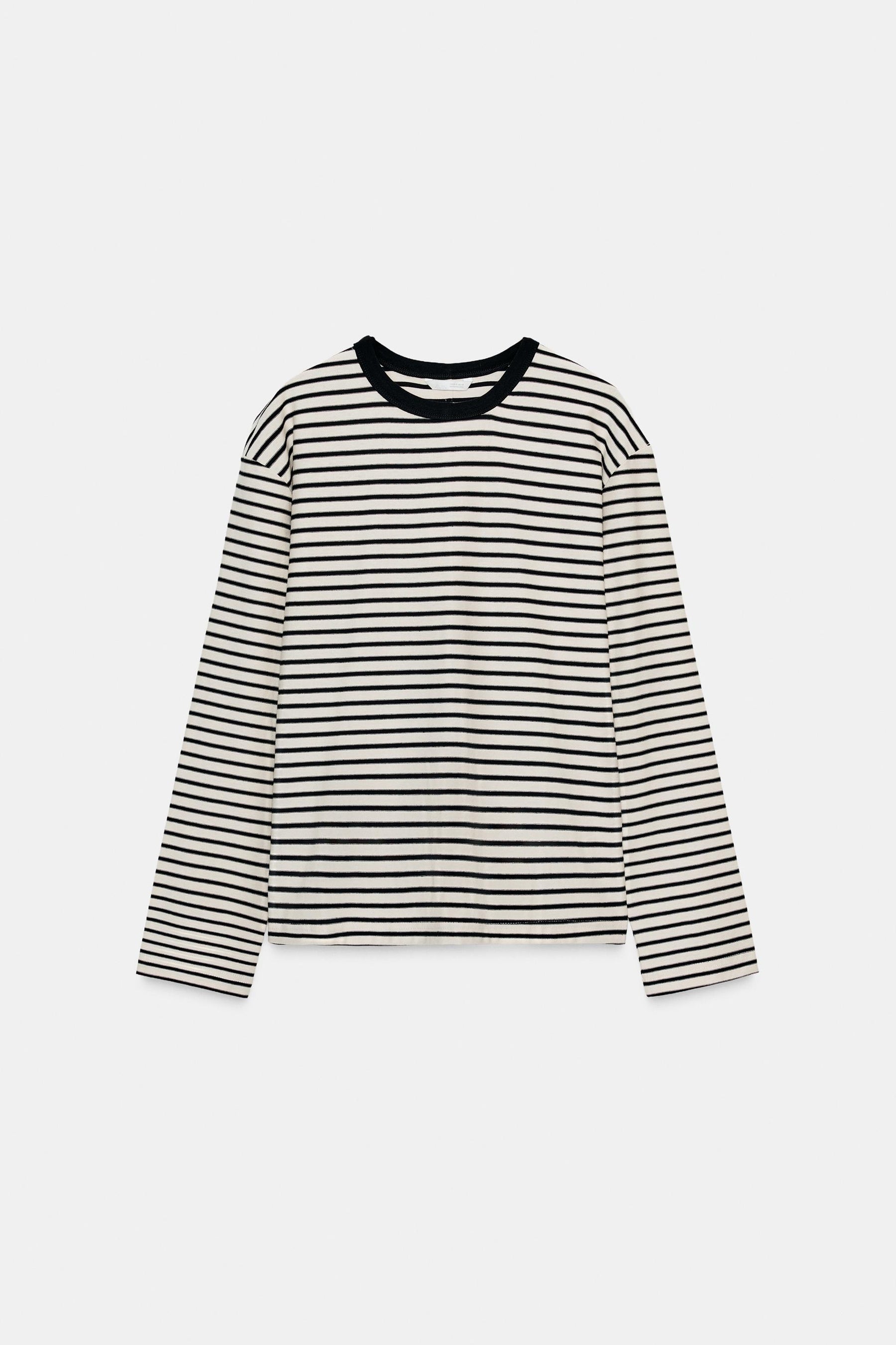 STRIPED LONG-SLEEVE SHIRT