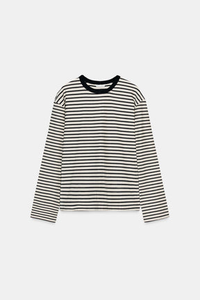 STRIPED LONG-SLEEVE SHIRT