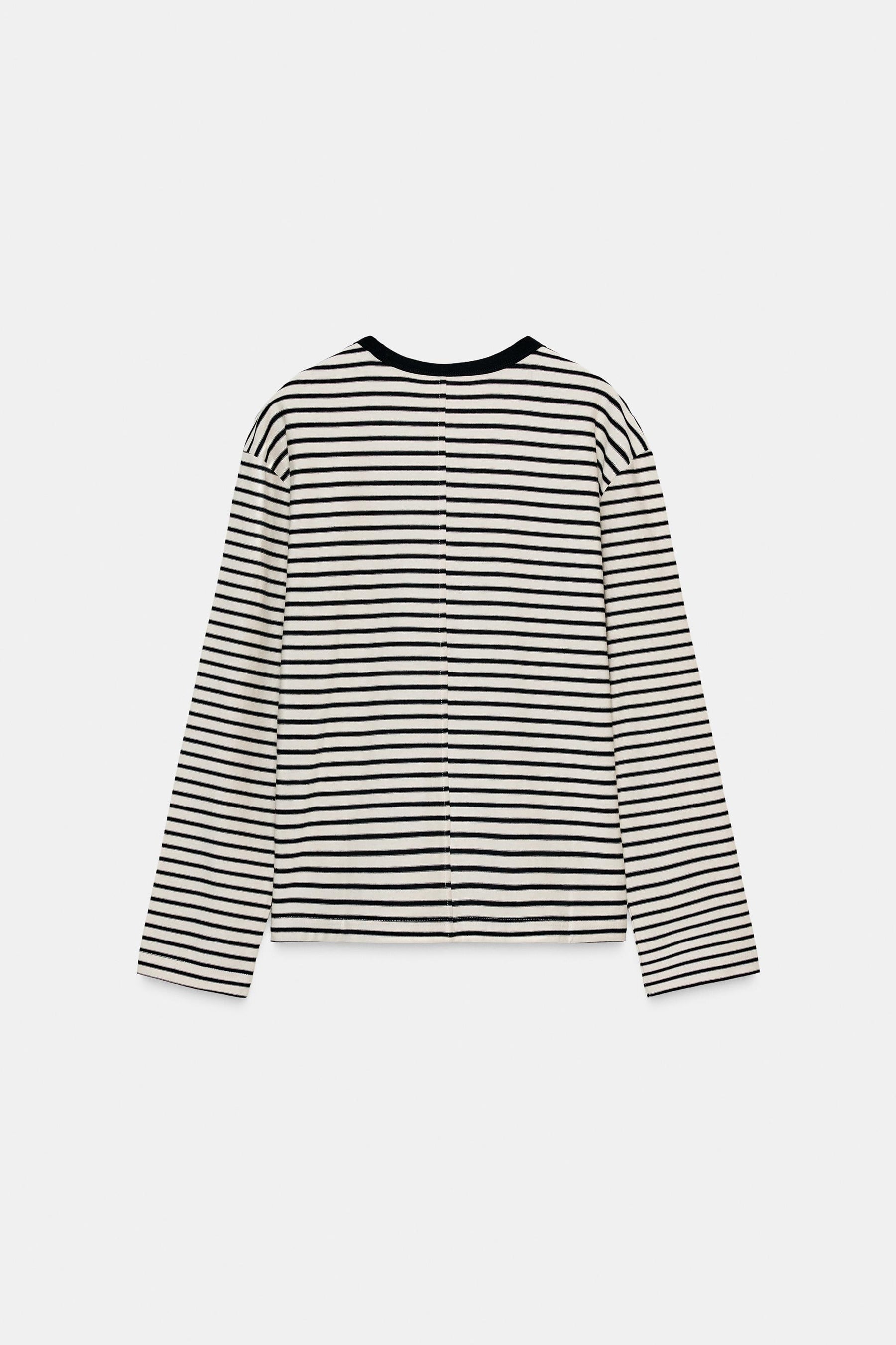 STRIPED LONG-SLEEVE SHIRT