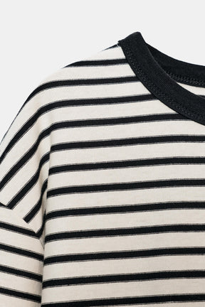STRIPED LONG-SLEEVE SHIRT