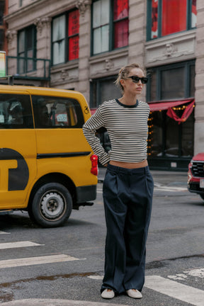 STRIPED LONG-SLEEVE SHIRT