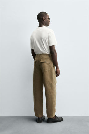 REGULAR FIT TROUSERS WITH POCKETS - Image 3